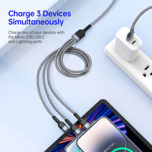 Load image into Gallery viewer, Casekis 3 in 1 Charging Cable
