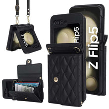 Charger l'image dans la galerie, Casekis Crossbody Cardholder Phone Case For Galaxy Z Flip 5 Black
