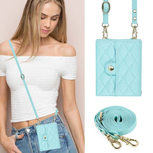 Charger l'image dans la galerie, Casekis Crossbody Cardholder Phone Case For Galaxy Z Flip 4 Green