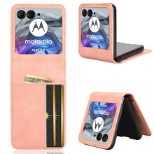 Load image into Gallery viewer, Casekis Folding Multi-card Leather Case for Moto Razr 50