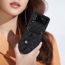 Charger l'image dans la galerie, Casekis Crossbody Cardholder Phone Case For Galaxy Z Flip 4 Black