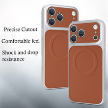 Charger l'image dans la galerie, Casekis Magnetic Shockproof Leather Phone Case Brown