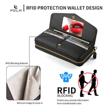 Charger l'image dans la galerie, Casekis Multifunction Tote Crossbody Solid Color Phone Bag Black