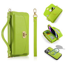 Load image into Gallery viewer, Casekis Multifunction Tote Crossbody Solid Color Phone Bag Green
