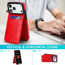 Cargar imagen en el visor de la galería, Casekis Bracket Card Slot Phone Case Red
