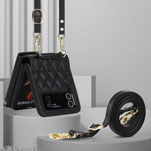Charger l'image dans la galerie, Casekis Crossbody Cardholder Phone Case For Galaxy Z Flip 3 Black