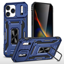 Load image into Gallery viewer, Casekis Sliding Camera Cover Anti-Fall Phone Case Navy Blue