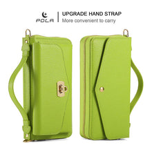 Load image into Gallery viewer, Casekis Multifunction Tote Crossbody Solid Color Phone Bag Green