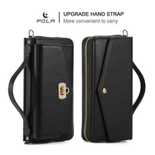 Charger l'image dans la galerie, Casekis Multifunction Tote Crossbody Solid Color Phone Bag Black