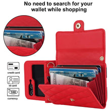 Charger l'image dans la galerie, Casekis Crossbody Cardholder Phone Case For Galaxy Z Flip 5 Red
