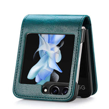 Charger l'image dans la galerie, Casekis Folding Multi-card Leather Case for Galaxy Z Flip 5 5G