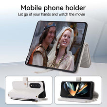 Load image into Gallery viewer, Casekis Crossbody Cardholder Phone Case For Galaxy Z Fold 4 White