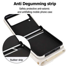 Charger l'image dans la galerie, Casekis Crossbody Cardholder Phone Case For Galaxy Z Flip 3 White