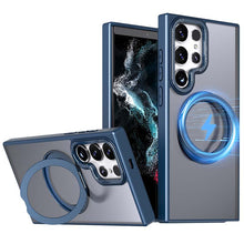 Charger l'image dans la galerie, Casekis Anti-shock Magsafe Stand Phone Case Blue