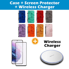 Cargar imagen en el visor de la galería, Casekis Embossed Butterfly Wallet Phone Case For Galaxy S20 FE 4G/5G