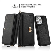 Charger l'image dans la galerie, Casekis Multifunction Tote Crossbody Solid Color Phone Bag Black