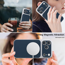 Charger l'image dans la galerie, Casekis Magnetic Shockproof Leather Phone Case Dark Blue