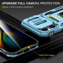 Load image into Gallery viewer, Casekis Sliding Camera Cover Anti-Fall Phone Case Light Blue