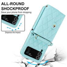 Charger l'image dans la galerie, Casekis Crossbody Cardholder Phone Case For Galaxy Z Flip 3 Green