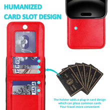 Cargar imagen en el visor de la galería, Casekis Bracket Card Slot Phone Case Red