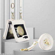 Charger l'image dans la galerie, Casekis Crossbody Cardholder Phone Case For Galaxy Z Flip 5 White