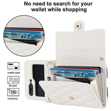 Charger l'image dans la galerie, Casekis Crossbody Cardholder Phone Case For Galaxy Z Flip 5 White
