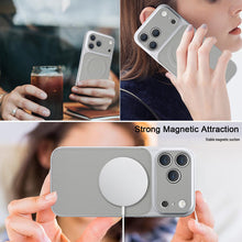 Charger l'image dans la galerie, Casekis Magnetic Shockproof Leather Phone Case Gray