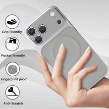 Charger l'image dans la galerie, Casekis Magnetic Shockproof Leather Phone Case Gray
