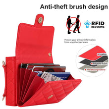 Charger l'image dans la galerie, Casekis Crossbody Cardholder Phone Case For Galaxy Z Flip 4 Red