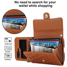 Charger l'image dans la galerie, Casekis Crossbody Cardholder Phone Case For Galaxy Z Flip 5 Brown