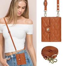 Charger l'image dans la galerie, Casekis Crossbody Cardholder Phone Case For Galaxy Z Flip 5 Brown