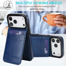 Load image into Gallery viewer, Casekis Bracket Card Slot Phone Case Blue