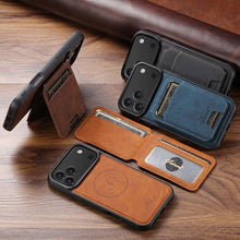 Load image into Gallery viewer, Casekis MagSafe Cardholder Detachable Phone Case Brown