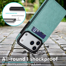 Load image into Gallery viewer, Casekis Bracket Card Slot Phone Case Green
