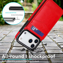 Cargar imagen en el visor de la galería, Casekis Bracket Card Slot Phone Case Red