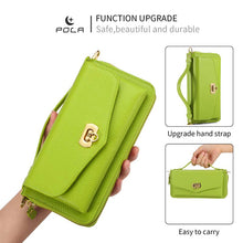 Load image into Gallery viewer, Casekis Multifunction Tote Crossbody Solid Color Phone Bag Green