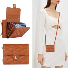 Charger l'image dans la galerie, Casekis Crossbody Cardholder Phone Case For Galaxy Z Flip 4 Brown