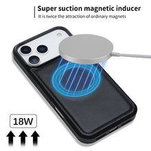 Load image into Gallery viewer, CASEKIS 2-in-1 Magnetic Detachable Wallet Case with RFID Blocking, 16 Card Slots & Zipper Pocket Black