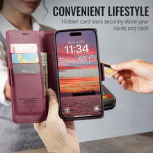 Load image into Gallery viewer, Casekis RFID Cardholder Phone Case Red