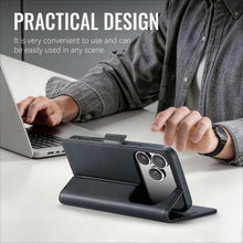 Load image into Gallery viewer, Casekis RFID Cardholder Phone Case Black