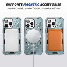 Charger l'image dans la galerie, Casekis Magnetic Charging Phone Case Green