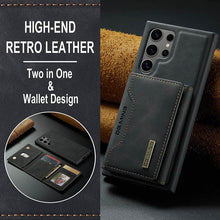 Load image into Gallery viewer, Casekis Magnetic Wallet Detachable Phone Case Black