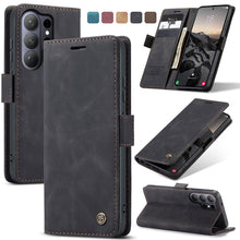 Charger l'image dans la galerie, Casekis Retro Wallet Case Black
