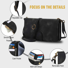 Load image into Gallery viewer, Casekis Crossbody 9 Card Holder Phone Case Black