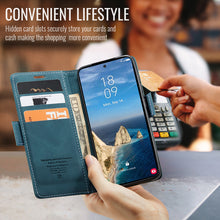 Charger l'image dans la galerie, Casekis Retro Wallet Case Blue