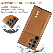 Load image into Gallery viewer, Casekis Magnetic Wallet Detachable Phone Case Brown