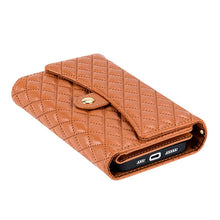 Load image into Gallery viewer, Casekis 7-Slot Foldable Crossbody Wallet Phone Case Brown