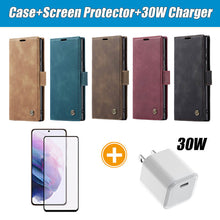 Load image into Gallery viewer, Casekis Retro Wallet Case For Galaxy S24 Ultra 5G