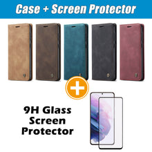 Load image into Gallery viewer, Casekis Retro Wallet Case For Galaxy S24 FE 5G