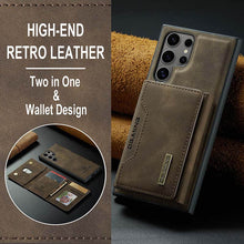 Load image into Gallery viewer, Casekis Magnetic Wallet Detachable Phone Case Coffee